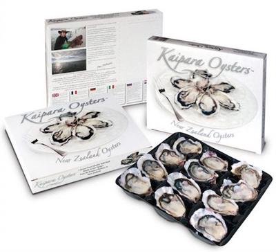 Oysters Half Shell 5 Dozen Frozen KAIPARA OYSTERS