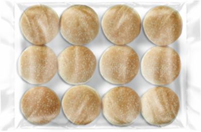 Bun Burger Sesame White Sliced 36pk Frozen