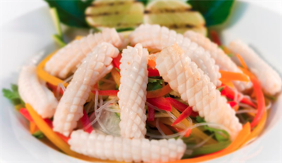 Squid Fillet Gigas U5 Pineapple Cut 5kg Frozen SHORE MARINER