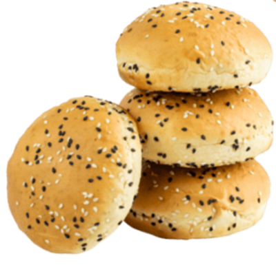 Bun Burger Brioche Seeded 6x6pk Frozen COTTAGE LANE