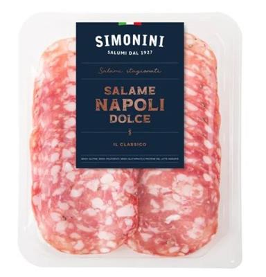 Salami Napoli Dolce Sliced 500g Frozen SIMONINI