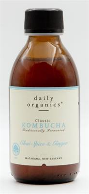 Drink Kombucha Chai Spices & Ginger 200ml x 12 DAILY ORGANIC