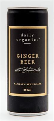 Drink Soft Drink Ginger Beer 250ml x 12 DAILY ORGANICS