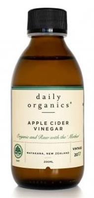 Vinegar Cider Organic 200ml DAILY ORGANICS