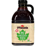 Syrup Maple Pure Organic 1L O'CANADA