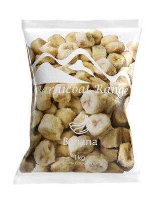 Banana Slices IQF 1kg Frozen BARNICOAT