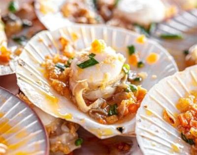 Scallops R/less Half Shell 10x6pc 10/20 Frozen SHORE MARINER