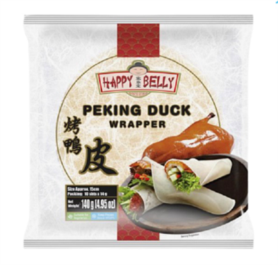 Wrapper Peking Duck 30x140g Frozen HAPPY BELLY