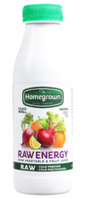Smoothie Raw Energy 400ml x 12 HOMEGROWN