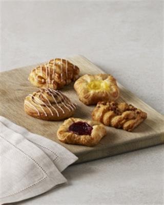 Danish Schulstad Mini Assorted. 120pc Frozen FRENCH BAK