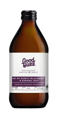 Drink Kombucha BOP Blackberry & Kanuka 375ml x 12 GOOD BUZZ