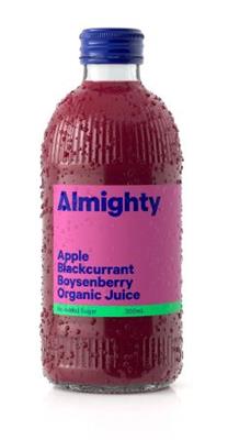 Juice Apple & Blackcurrant Organic 300ml x 12 ALMIGHTY