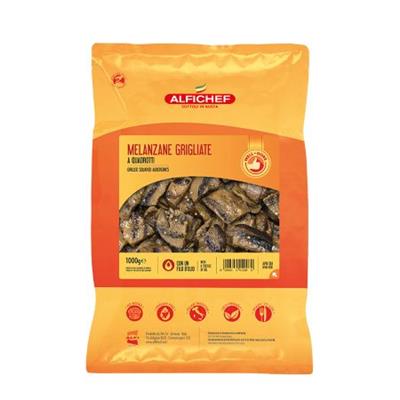 Eggplant Grilled Squared 1KG ALFICHEF