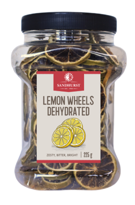 Lemon Wheels Dehydrated 225g SANDHURST