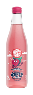 Drink Pink Lemonade Razza Organic 300ml x 15 KARMA