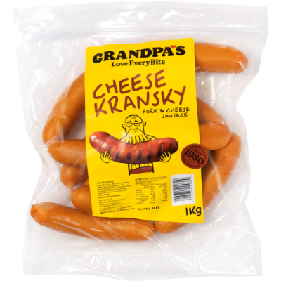 Sausage Kransky 1kg GRANDPA'S