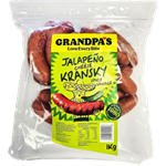 Sausage Kransky Jalapeno 1kg GRANDPA'S