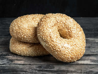 Bagel Sesame 130g x 40pc Frozen GOOD HONEST