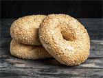 Bagel Sesame 130g x 40pc Frozen GOOD HONEST