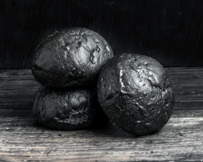Bun Slider Charcoal 25g x 100pc Frozen GOOD HONEST