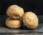Bun Slider Sesame 25g x 100pc Frozen GOOD HONEST