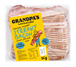 Bacon Streaky Semi-Cooked 1kg GRANDPA'S